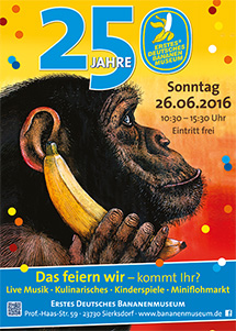 Kommst du? - Tag der offenen Tür 2016 im Bananenmuseum Sierksdorf